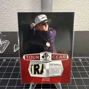 2024 Upper Deck SP Game Used Dual Relic Tour Gear, Logo! , David Duval. 1/5  - Picture 1 of 8