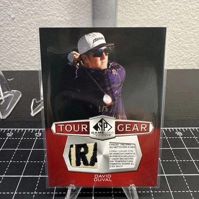 2024 Upper Deck SP Game Used Dual Relic Tour Gear, Logo! , David Duval. 1/5  - Image 1 of 4