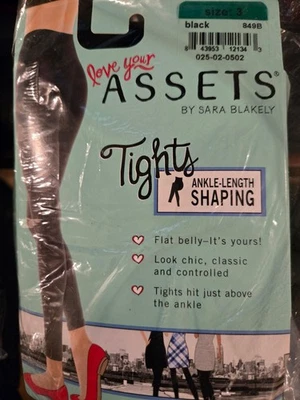 Spanx Love your Assets Ankle Length Black Shaping Tights Size 3 849B - Image 1 of 3