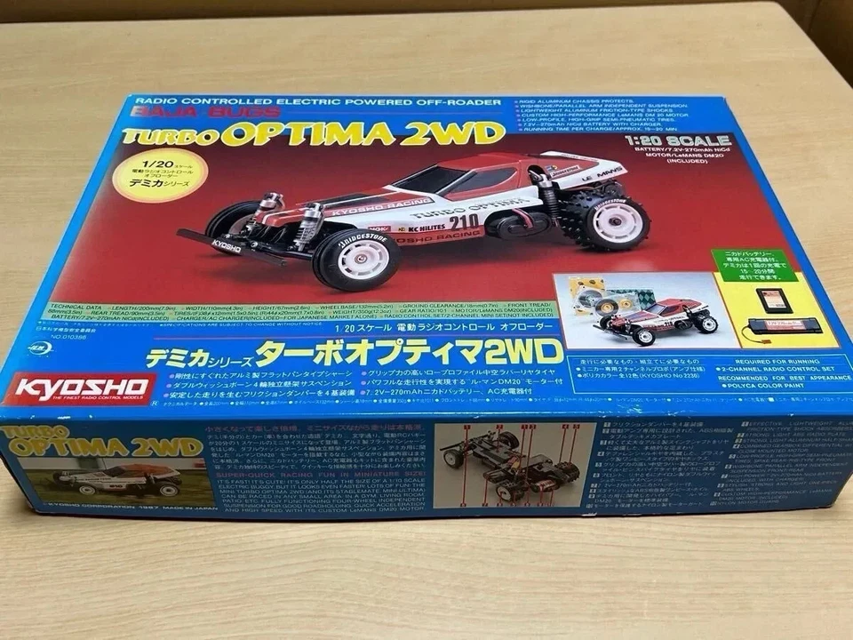 Kyosho 1/20 Optima Demika Series RC Car Kit Electric Racing Model USED - Image 1 of 4