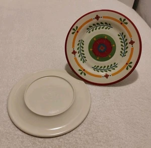 Threshold ~ Melamin Speiseteller 8,5" ~ Blumenmuster ~ 2er Set ~ gebraucht - Bild 1 von 10