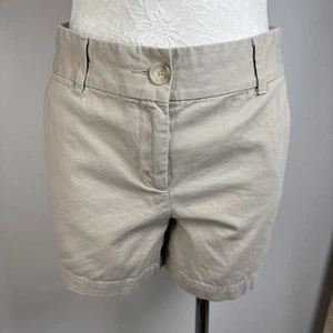 Ann Taylor Loft Women’s Cotton Khaki Shorts 4” Inseam Size 10 - Picture 1 of 14
