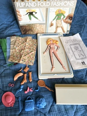 Vintage Tony Flip And Fold Fashions Dress Up Doll  Near Complete - Image 1 of 4
