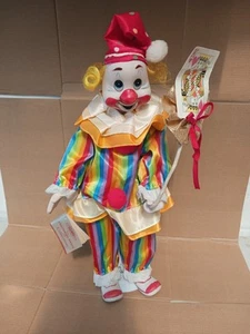 The Heritage Mint Ltd Clown Collection 40cm Colourful Carl D-45 Porcelain Doll - Picture 1 of 3
