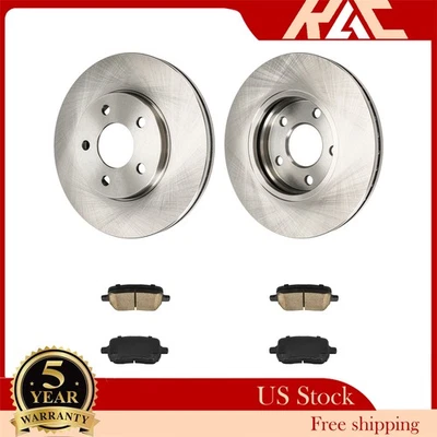 Front Ceramic Brake Pad & Rotor Kit For 2004-2009 Mazda 3 2010-2013 Mazda 3 - Image 1 of 4