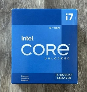 Intel Core i7-12700KF Processor up to 5 GHz, 12 Cores, LGA1700, 12th Gen, NEW - Bild 1 von 4