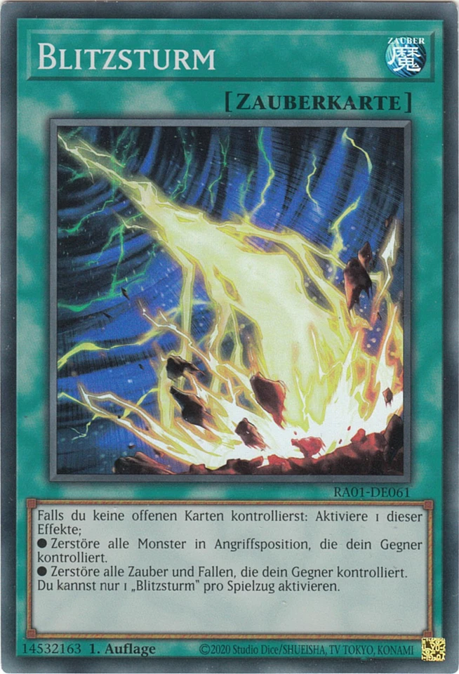 YU-GI-OH, BLITZSTURM, SR, RA01-DE061, 1. Auflage, TOP - Bild 1 von 1