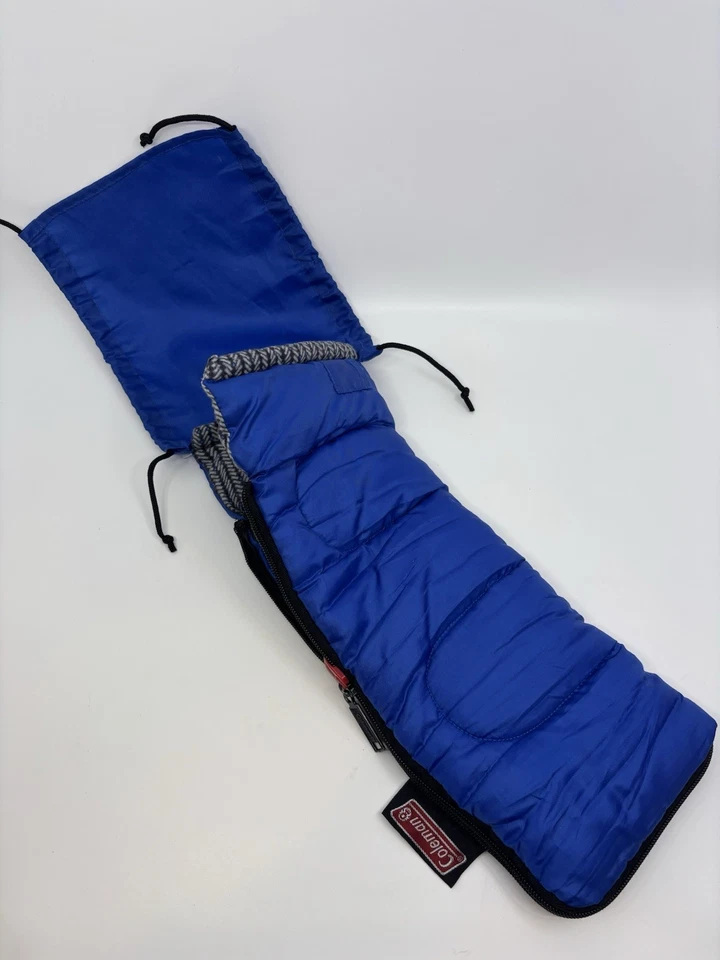 Coleman Exhibición Ventas Muestra Saco de Dormir Camping Muñeca Figura Talla Azul Foto 1 de 4