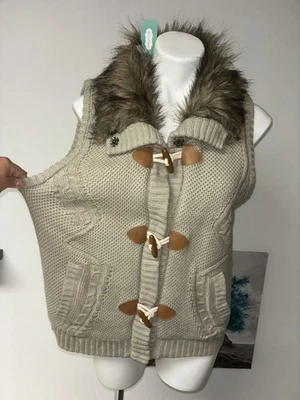 maurices Winter Sherpa Lined  Vest Womens Size Xl New With Tags Originally $49 - Image 1 of 4