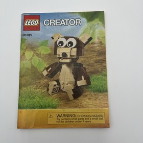 LEGO Creator 31019 Teddy Bear Instruction Manual Booklet Only (no bricks)