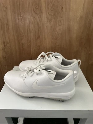 NWOB Nike Roshe G Tour Golf Shoes Men's Triple White AR5579-100 Size 11.5W Wide - Image 1 of 4