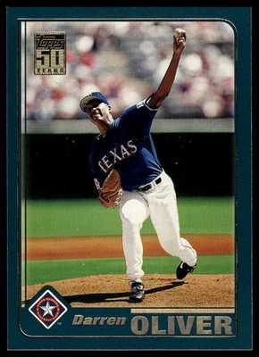 2001 Topps #614 Darren Oliver - Image 1 of 2