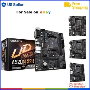 Motherboard AMD AM4 Ryzen 3rd Gen DDr4 M.2 PCIe 3.0 Gaming GbE LAN RGB - Picture 1 of 7