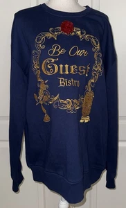 NWT Box Lunch Disney Beauty and the Beast Be Our Guest Crewneck Size Large - Picture 1 of 3