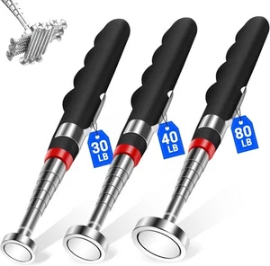 3PCS Telescoping Magnetic Pick Up Tool Extendable up to 31", 30lb 40lb 3Pcs - Picture 1 of 8