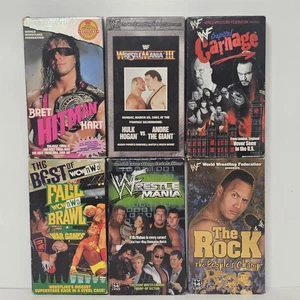 WWF/WWE VHS  6X - Imagen 1 de 12