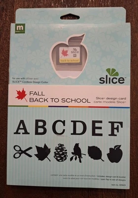 Tarjeta de diseño Slice Making Memories Fall Back to School para cortador de diseño inalámbrico Foto 1 de 2