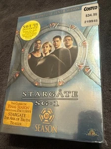 STARGATE SG-1 NEW Tenth Final Season 10 DVD With Atlantis Rising DVD 5 Disc Set - Picture 1 of 3