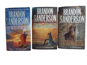 THREE (3) BRANDON SANDERSON paperbacks in THE STORMLIGHT ARCHIVE: books 1-3 - Bild 1 von 5