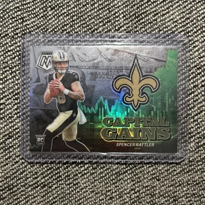 2024 Panini Mosaic - Capital Gains Spencer Rattler #5 Silver Prizm (RC) - Picture 1 of 2