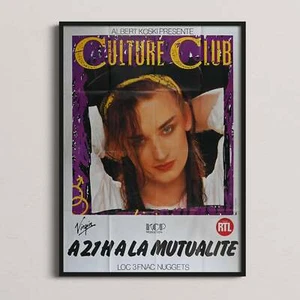 Authentique Rétro Poster - Culture Club - La Mutualité - 1982 - Bild 1 von 3