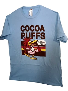 Cuckoo For Cocoa Puffs Bird Cereal Mascot New 2022 T-Shirt Sz LG New - Picture 1 of 3