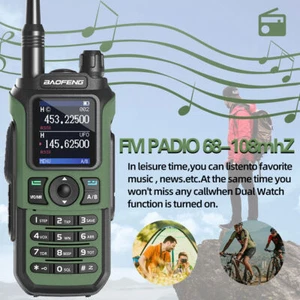 UV-21 Pro V2 Baofeng 50km Wiederaufladbare Walkie Talkie Two Way Ham Radio DE - Zdjęcie 1 z 11