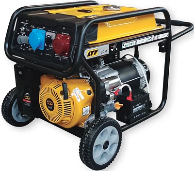 Generatore di corrente a benzina 8 KW gruppo elettrogeno monofase trifase AVR - Immagine 1 di 4