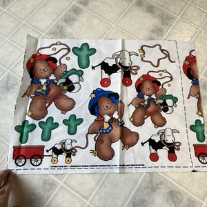 Daisy Kingdom Sewing Fabric Panel Cotton applique' cowboy  dog 6211 - Picture 1 of 5