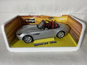 Burago 1/18 Scale Die Cast Model BMW Z8 - Silver Boxed - Picture 1 of 10
