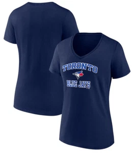 Women's Fanatics Branded Navy Toronto Blue Jays Woman’s XXL V-Neck T-MLB36 - Picture 1 of 1