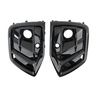 Pair Front Bumper Fog Light Cover Grille Trim Fit Audi Q5 Q5 Sportback 2021-2024 - Изображение 1 из 4