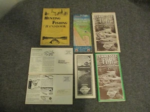 1944-57 TENNESSEE FISH & GAME HUNTING CATALOGS HANDBOOK ARMY CORPS FOLD OUT MAPS - Picture 1 of 12