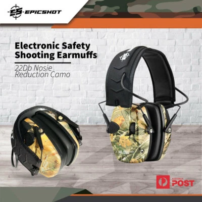 Epic Shot Electronic Safety 22db Nrr Camo Shooting Earmuffs Explorer Plus - image 1 of 4
