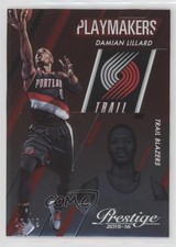 2015-16 Panini Prestige Playmakers Bronze /49 Damian Lillard #7