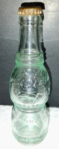 Vintage NuGrape Not Grape Juice Flared Embossed Soda Bottle w/Lid Altoona PA - Picture 1 of 11