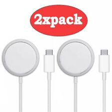 2xpcs Cargador Inalambrico Qi Carga Rapida 15W Para Apple Magsafe iPhone