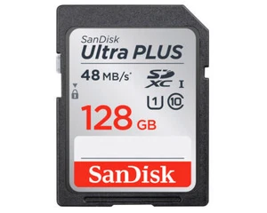 Sandisk Ultra Plus SDXC 128GB 48 Mb/s U1 C10 - Bild 1 von 1