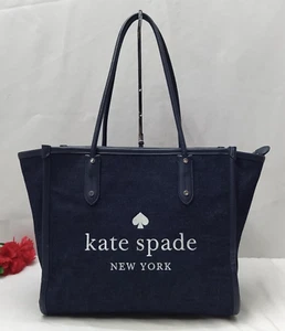 Bolso de Mano Kate Spade New York Azul Denim Doble Asas - Imagen 1 de 15