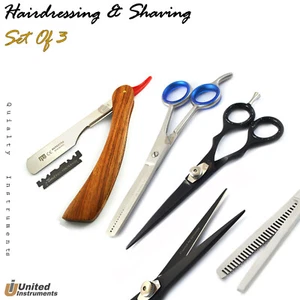 Barber Shop Accesorios de peluquería Afeitado Afeitadora Corte de pelo Tijeras Adelgazamiento - Imagen 1 de 4