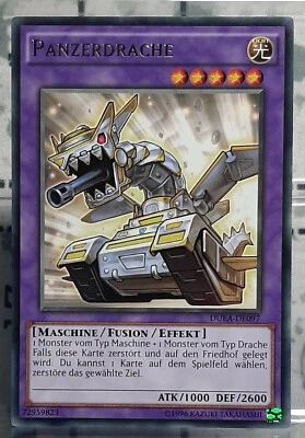 YUGIOH - Panzerdrache - Rare/Fusion - DUEA-DE097 - Duelist Alliance - DE/NM - Bild 1 von 3