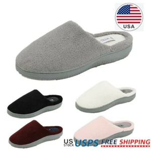 DREAM PAIRS weiche Damenhausschuhe Memory Foam Kunstfell rutschfeste Hausschuhe - Bild 1 von 17