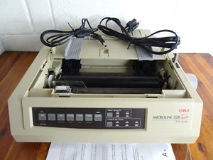 Stampante OKI Okidata MICROLINE 320 Turbo 9 Pin Dot Matrix testata e funzionante - Foto 1 di 6
