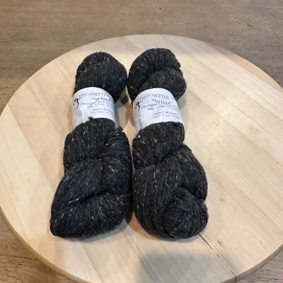 TrendSetter 'Wish' Lana Orgánica Hilo de Tejer Madejas Color 167 Gris Oscuro Vari. Foto 1 de 4