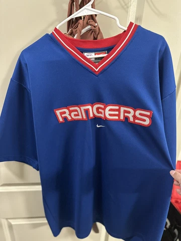 Vintage Nike Texas Rangers Short Sleeve Pullover Cover