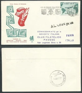 1961 ITALIA FDC BUCINTORIO GRONCHI 185 LIRE TIMBRO ARRIVO - K2 - Picture 1 of 1