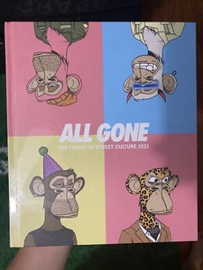 All Gone 2021 x Bored Ape Yacht Club "PLANET OF THE (BORED) APES" IN HAND - Picture 1 of 2