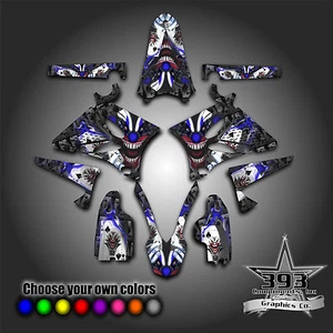 Yamaha YZ125 YZ250 1996 - 2017 2 Stroke Decal Graphics - Evil Clown / Joker - Picture 1 of 7