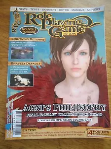 REVUE MAGAZINE ** ROLE PLAYING GAME n°38 ** JEUX VIDEOS RPG FINAL FANTASY AGNI - Picture 1 of 3