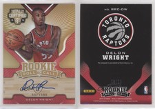 2015-16 Totally Certified Roll Call Mirror Gold /10 Delon Wright Rookie Auto RC